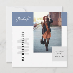 Uitnodiging voor moderne grafische multi-fotogradu