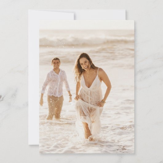 Uitnodiging voor moderne paren (Achterkant)