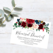 Uitnodiging voor moderne repetitie diner in Bourgo