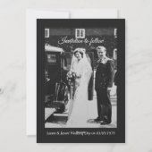 Uitnodiging voor moderne tijdschrift-jubileum 'Sav (Achterkant)