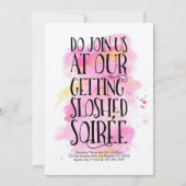 Uitnodiging voor moderne vakantieverraad (Voorkant)