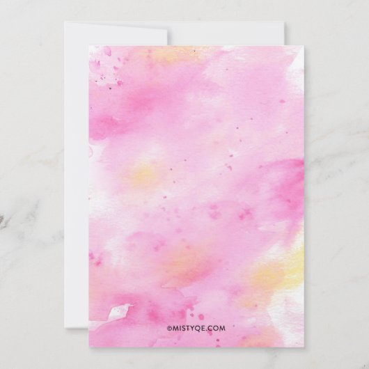 Uitnodiging voor moderne vakantieverraad (Achterkant)