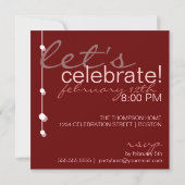 Uitnodiging voor moderne Valentijnsdag (Achterkant)