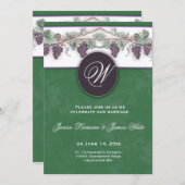 Uitnodiging voor modulewijndruiven (Voorkant / Achterkant)