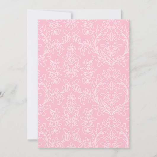 Uitnodiging voor Moeder en Klein Lammetje Baby Sho (Achterkant)