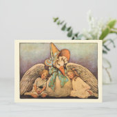  uitnodiging voor Moeder Goose Birthday Party (Staand voorkant)