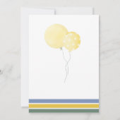 Uitnodiging voor Monkey Birthday Party (Achterkant)