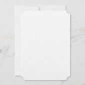 Uitnodiging voor Monogram Banquet Table Weddenscha (Achterkant)