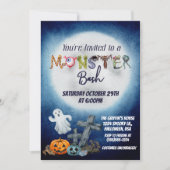 Uitnodiging voor Monster Bash (Voorkant)