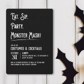 Uitnodiging voor Monster Mash Halloween Party