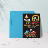 Uitnodiging voor Monster Truck verjaardagsfeestje