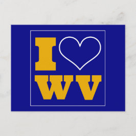 Uitnodiging voor Morgantown (WV) achterklep