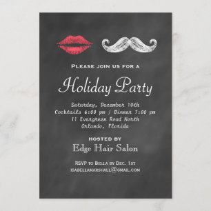 Uitnodiging voor Mustache & Lips Corporate Party