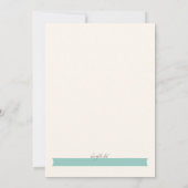 Uitnodiging voor muziekinstrumenten (Achterkant)