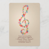 Uitnodiging voor muzieknotitie