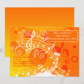 Uitnodiging voor muziekuitzending (Voorkant / Achterkant)