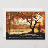 Uitnodiging voor na de bruiloft in de herfst (Voorkant)
