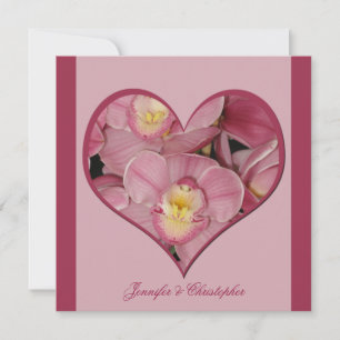 Uitnodiging voor na de bruiloftsreceptie -- Orchid