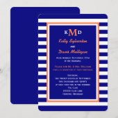 Uitnodiging voor na de huwelijksreceptie -- Nautis (Voorkant / Achterkant)