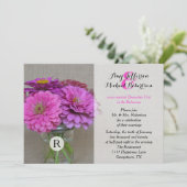 Uitnodiging voor na het bruiloftsfeest - Metsenpot (Staand voorkant)