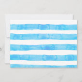 Uitnodiging voor Narwhal baby shower (Achterkant)