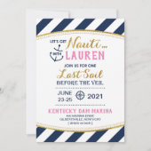 Uitnodiging voor Nauti Bridal Shower (Voorkant)