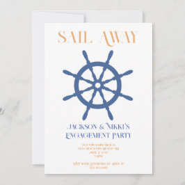 Uitnodiging voor nautisch strandverbintenisfeest S