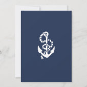 Uitnodiging voor nautisch touw en ankerverlovingsf (Achterkant)