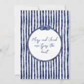 Uitnodiging voor nautische bruiloft (Achterkant)