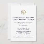 Uitnodiging voor netwerkevenementen met Logo (Voorkant)