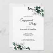 Uitnodiging voor Neutraal Botanisch Verlovingsfees (Voorkant)