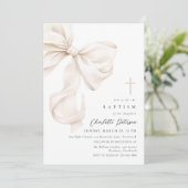 Uitnodiging voor neutrale boogdoop (Staand voorkant)