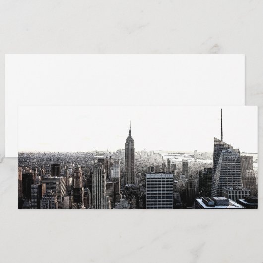 Uitnodiging voor New York City (Voorkant / Achterkant)