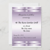 Uitnodiging voor Nice bruiloft (Achterkant)