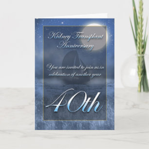 Uitnodiging voor niertransplantatie Jubileum