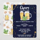 Uitnodiging voor nieuwe feestdagen in Pub Style (Voorkant / Achterkant)