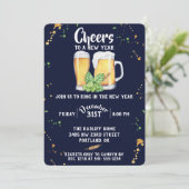 Uitnodiging voor nieuwe feestdagen in Pub Style (Staand voorkant)