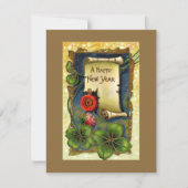  uitnodiging voor nieuwe jaren (Voorkant)