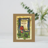  uitnodiging voor nieuwe jaren (Staand voorkant)