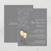 Uitnodiging voor nieuwe jaren (Voorkant / Achterkant)