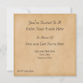 Uitnodiging voor nieuwe jaren van Jeweled Custom (Achterkant)