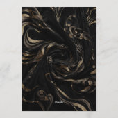 Uitnodiging voor Nieuwjaar in Black Velvet - Bewer (Achterkant)