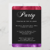 Uitnodiging voor nieuwjaarsfeest Mix Colors Bokeh (Achterkant)