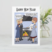 Uitnodiging voor Nieuwjaarsvoornemens (Staand voorkant)