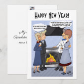 Uitnodiging voor Nieuwjaarsvoornemens (Voorkant / Achterkant)