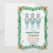 Uitnodiging voor Notenkraker themafeest (Voorkant / Achterkant)