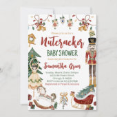 Uitnodiging voor Nutcracker Baby Shower (Voorkant)