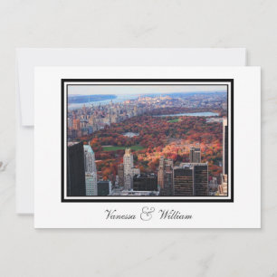 Uitnodiging voor NYC Skyline Central Park From Abo