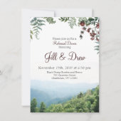 Uitnodiging voor Oefendiner - Herfst Bruiloft (Voorkant)