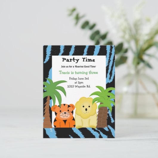 Uitnodiging voor oerwouden (Staand voorkant)